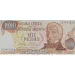 1000 Pesos Argentinië Biljet